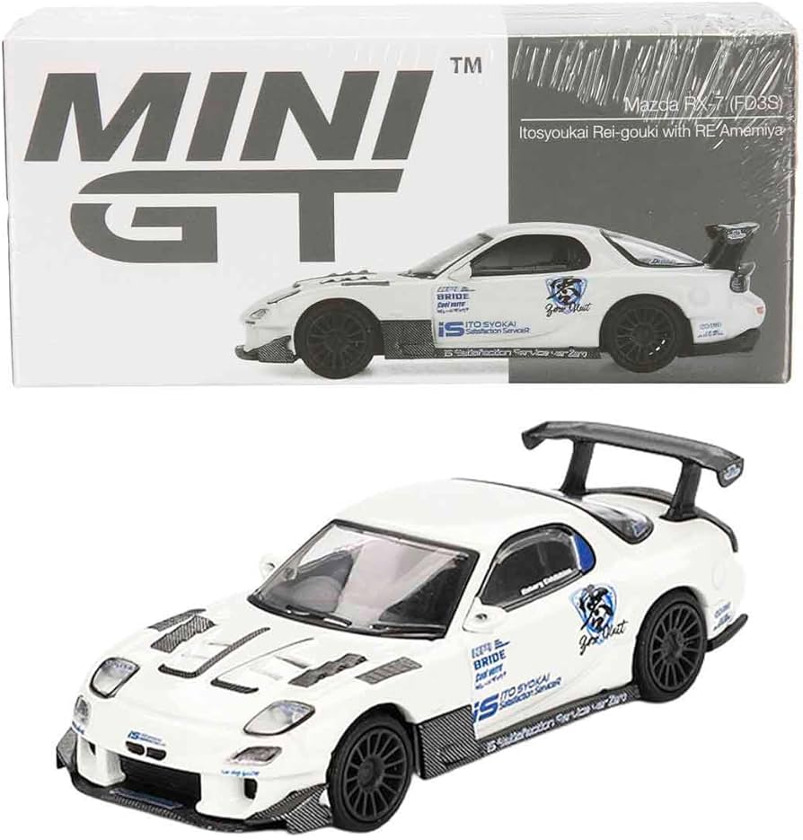 Amazon | MINI GT 1/64 マツダ RX-7 (FD3S) 伊藤笑会零号機 with RE